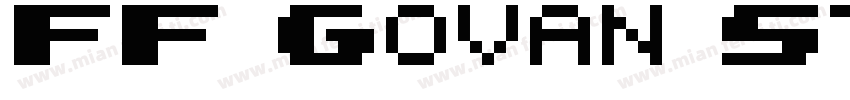 FF Govan Std Expanded Regular字体转换